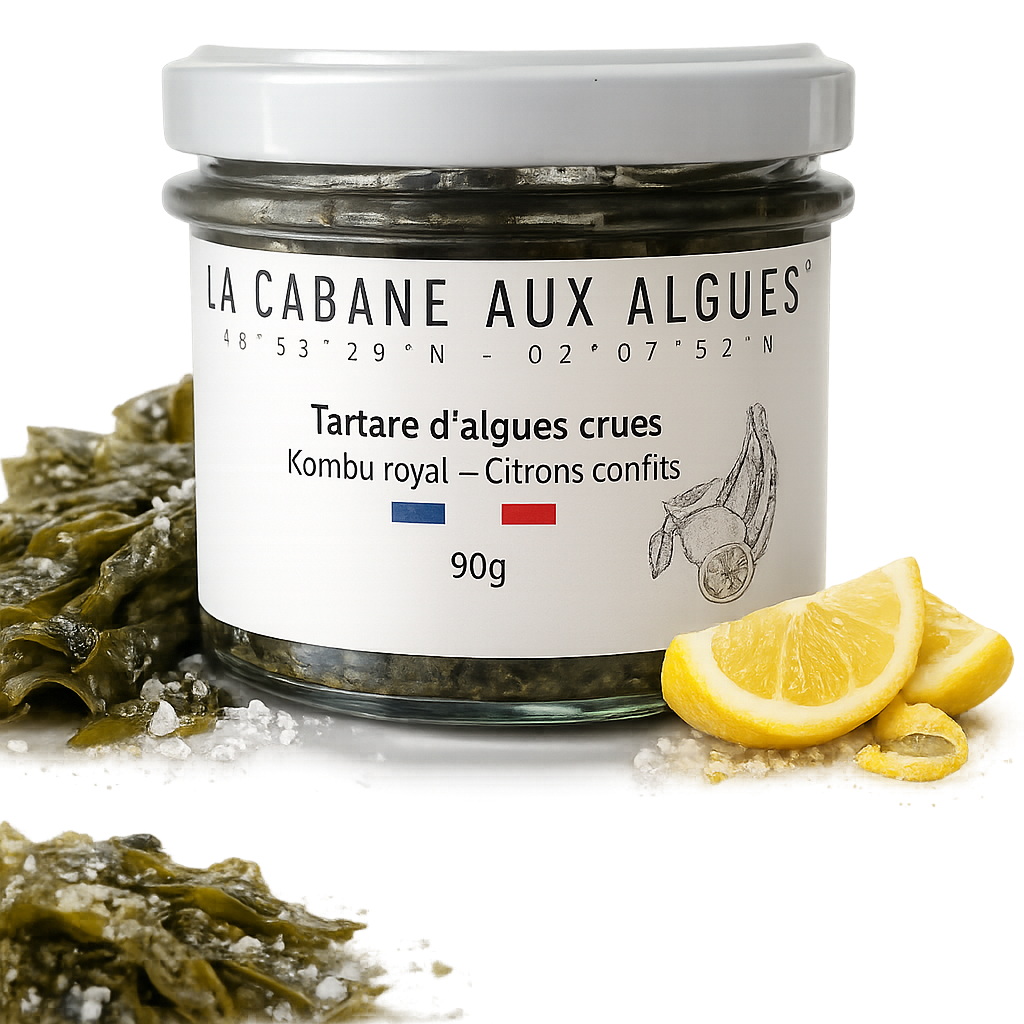 Tartare de Kombu royal au citron confit