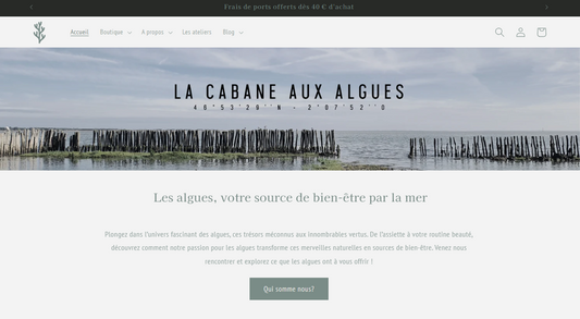 Ouverture de la boutique en ligne