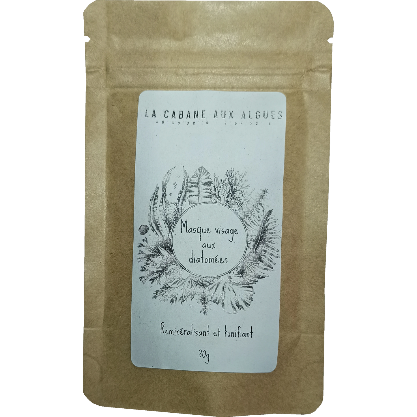 Masque de diatomées revitalisant et purifiant