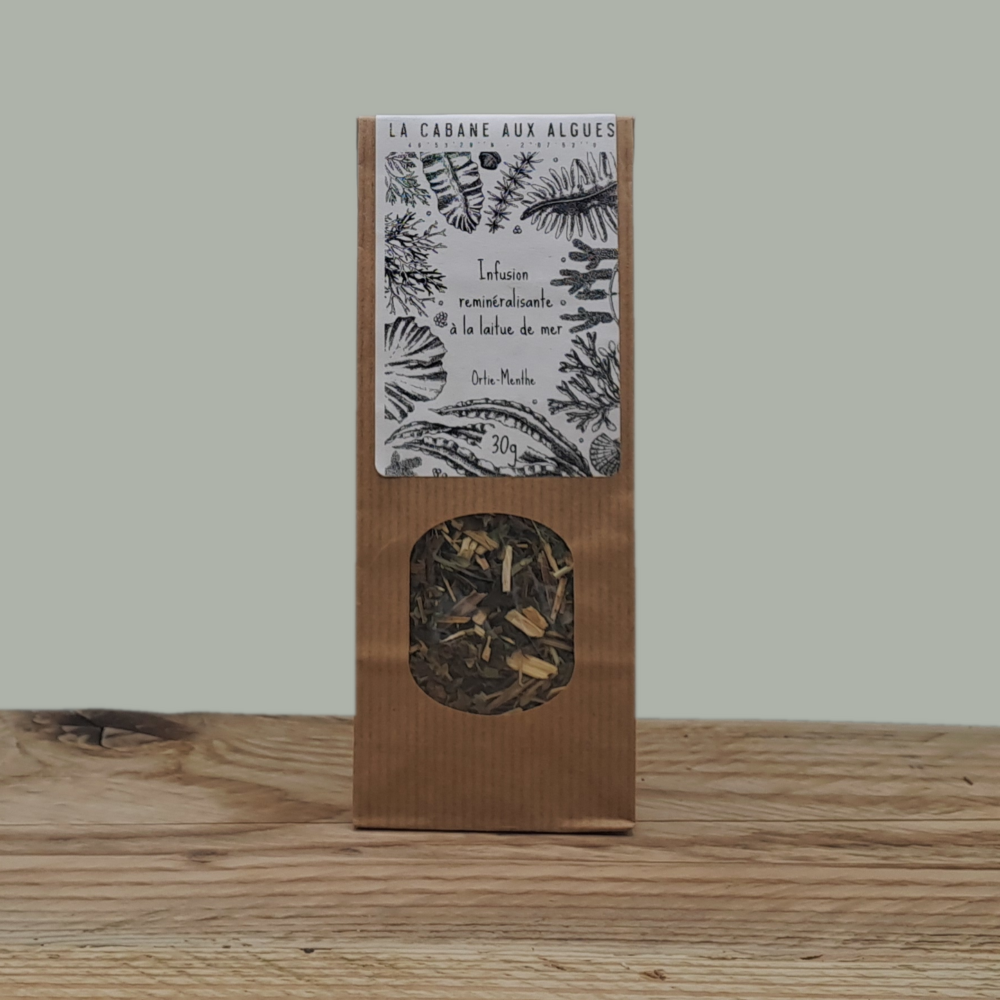 Infusion reminéralisante Menthe poivrée - Ortie - Laitue de mer