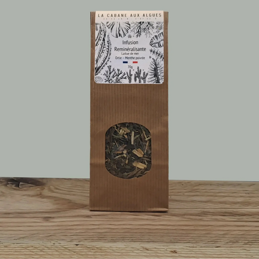 Infusion reminéralisante Menthe poivrée - Ortie - Laitue de mer