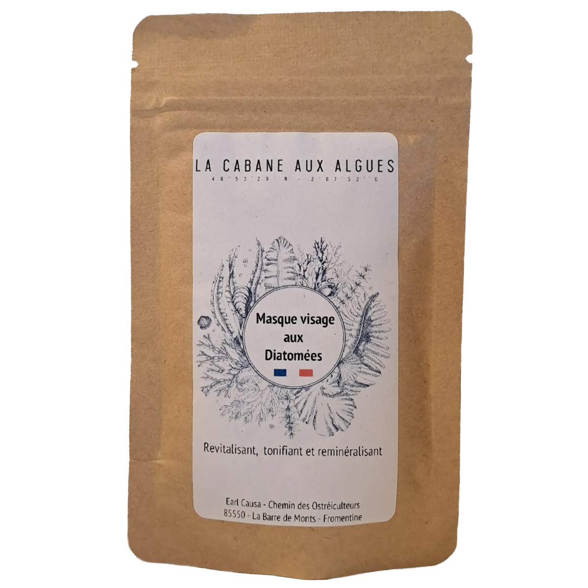 Masque de diatomées revitalisant et purifiant