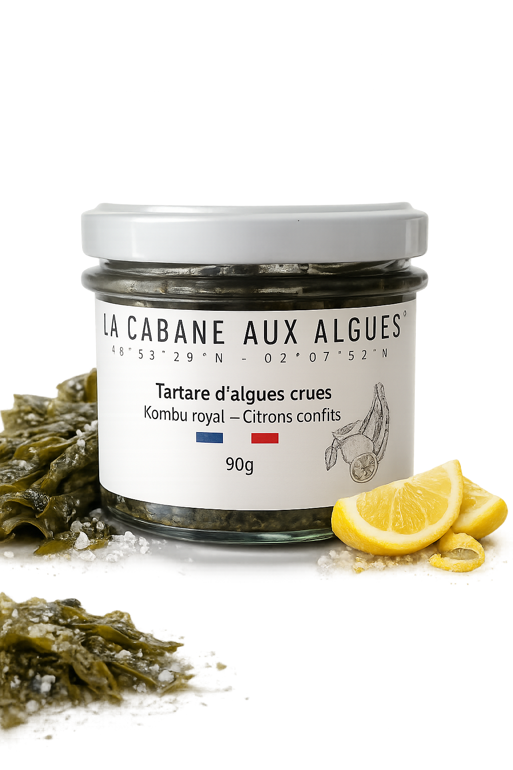 Tartare de Kombu royal au citron confit