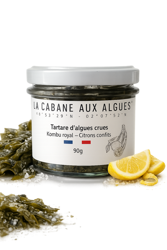 Tartare de Kombu royal au citron confit