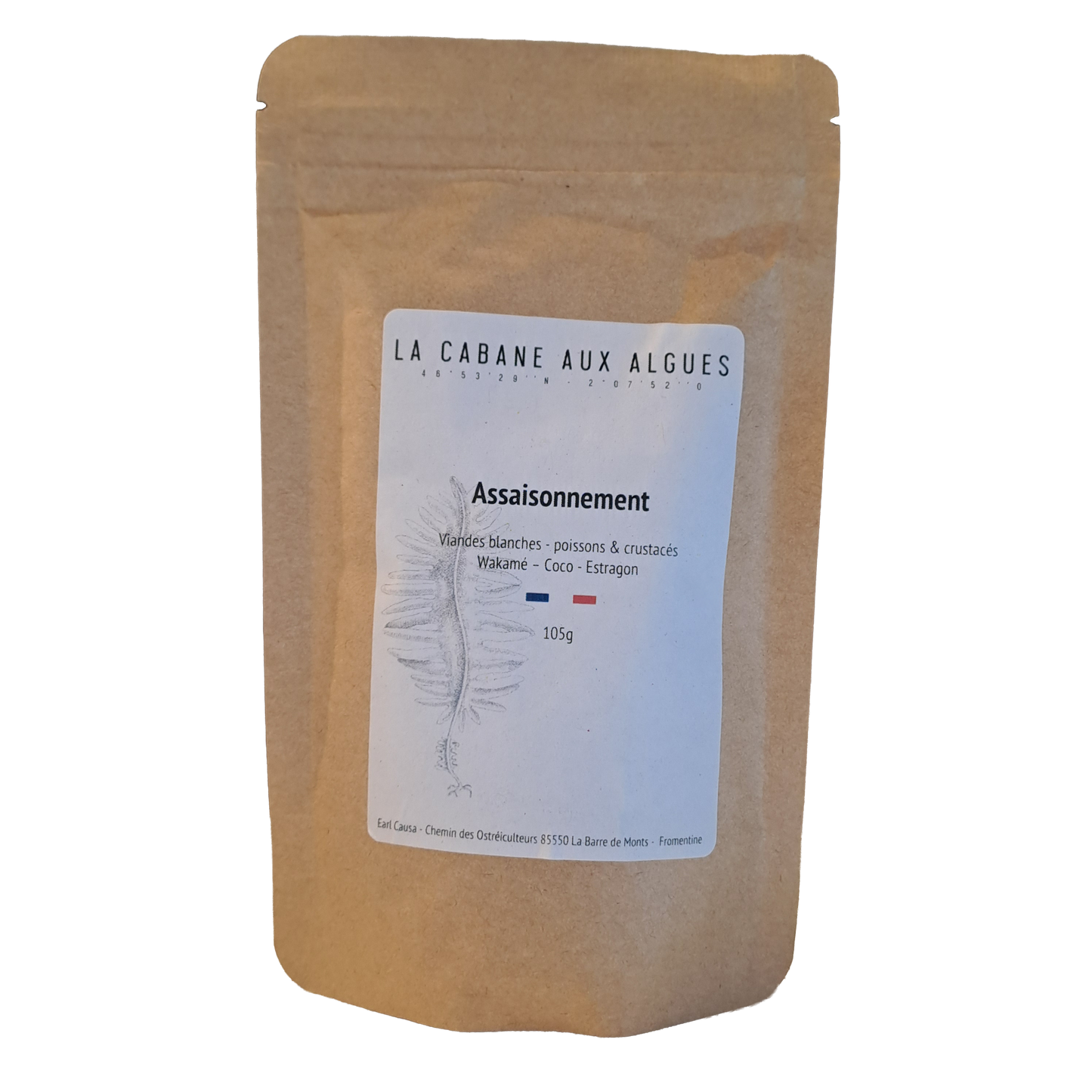 Assaisonnement wakamé coco estragon